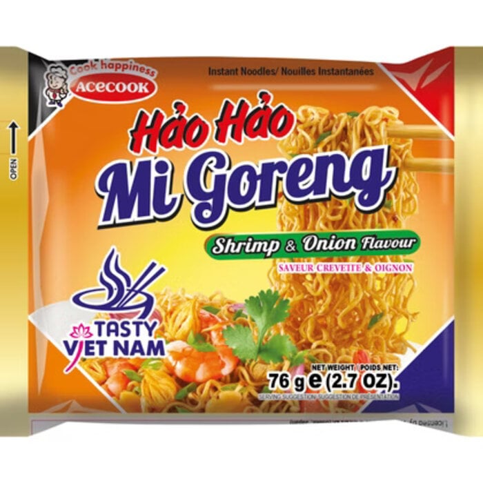 Hao Hao Mi Goreng 76g Acecook Shrimp & Onion