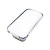Aluminium Bakjes 650ml per 25 st. met platte deksel