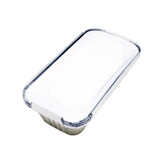 Aluminium Bakjes 650ml per 25 st. met platte deksel