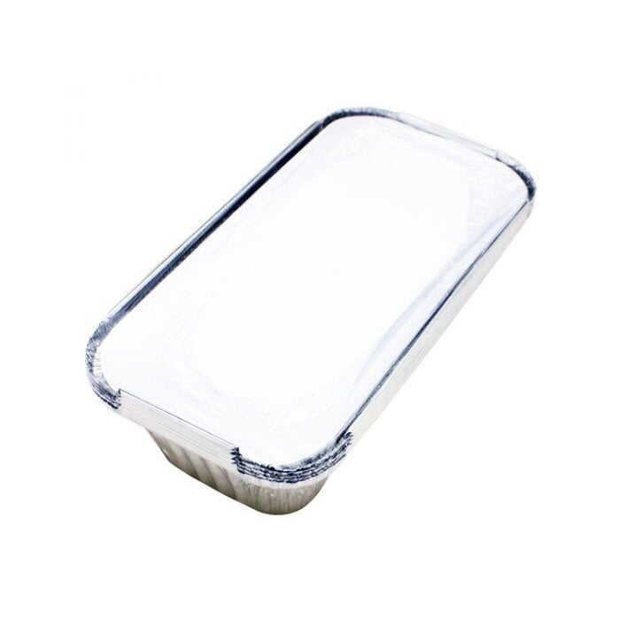 Aluminium containers 650ml per 25 pcs. with flat lid