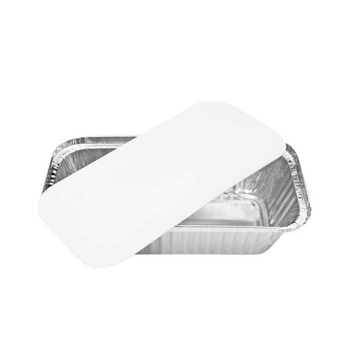 Aluminium Bakjes 650ml per 25 st. met platte deksel