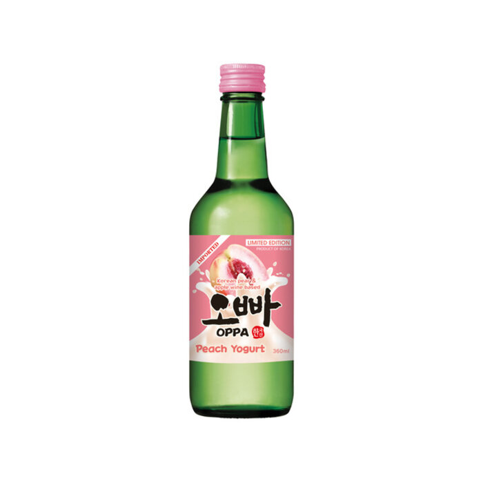 oppa Soju Peach Yoghurt Oppa 12% - 360ml