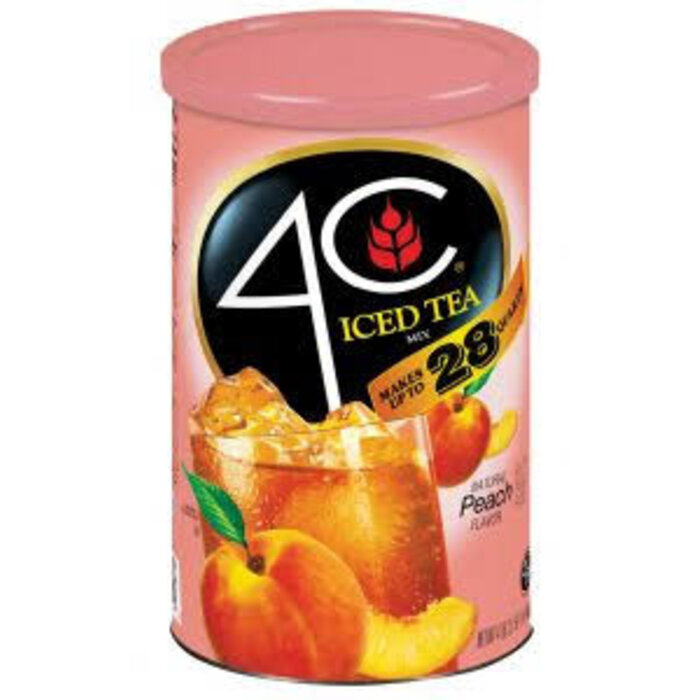 4C PEACH Iced Tea Mix 5 LB 2.6 OZ - 2.34kg