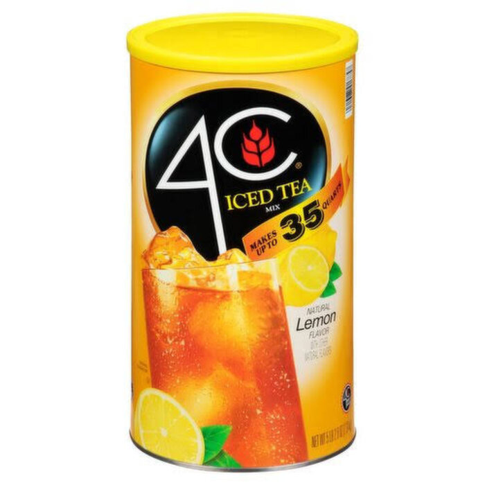 4C Lemon Iced Tea Mix 5 LB 2.6 OZ - 2.34kg