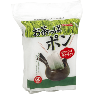 White tea filters 6.8x9.3cm 60 pieces Japan polypropylene fleece