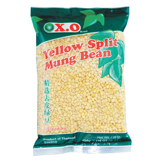 X.O Yellow Splitted Mung Bean 454g