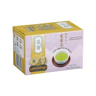 Chaju Matcha Genmaicha Tea 40g (2g x20 tea bags)