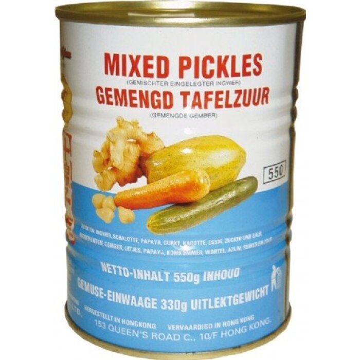 Mee Chun Mixed Pickles 550gr  Mee Chun - Blik
