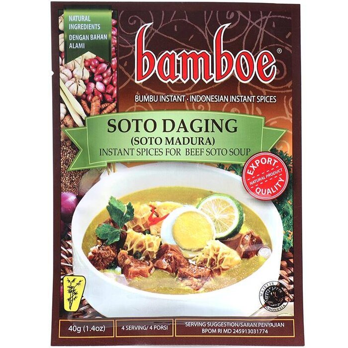Bamboe Bamboo Soto Daging Madura