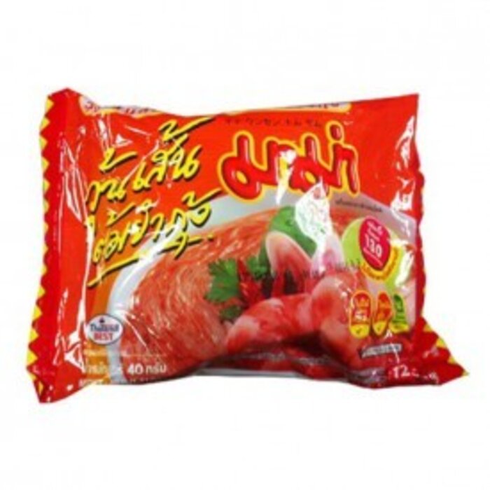 MAMA mama Bean Vermicelli Tom Yam Koong 40g - orange red label