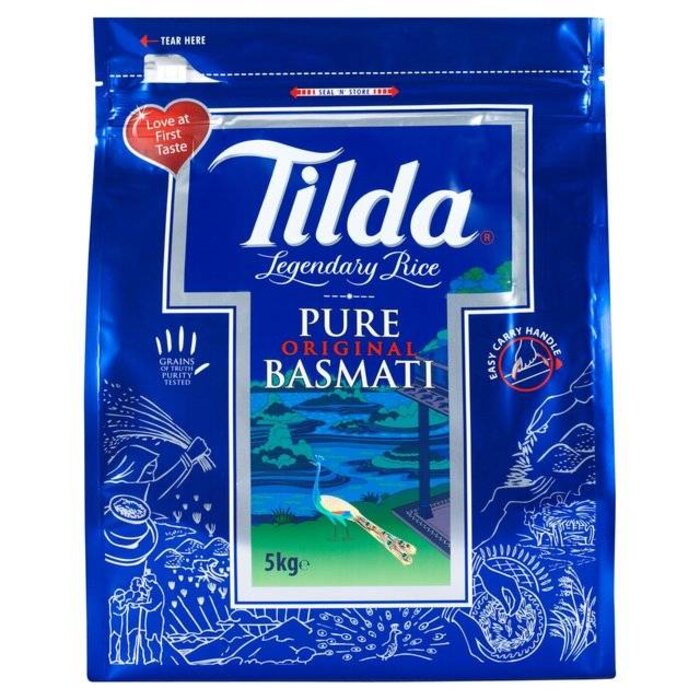 Tilda Basmati rijst 5 kg - Pure Original
