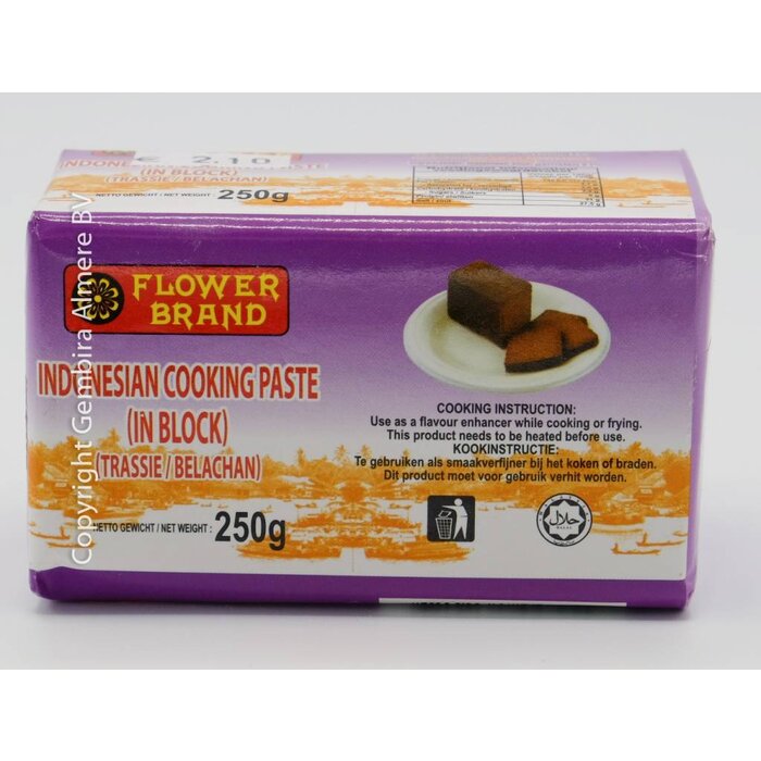 Trassie / Belachan Blok 250g flower brand