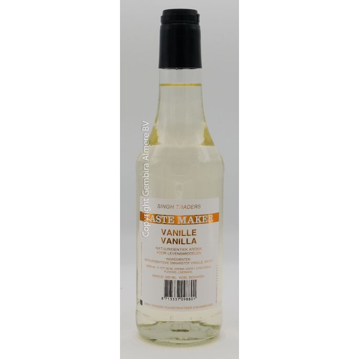Vanille essence Wit 500 ml Sing Taste makers