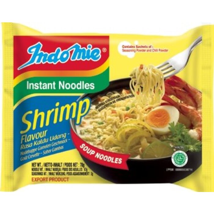 Indomie Indomie Shrimp Flavor 40pcs - Export Indonesia