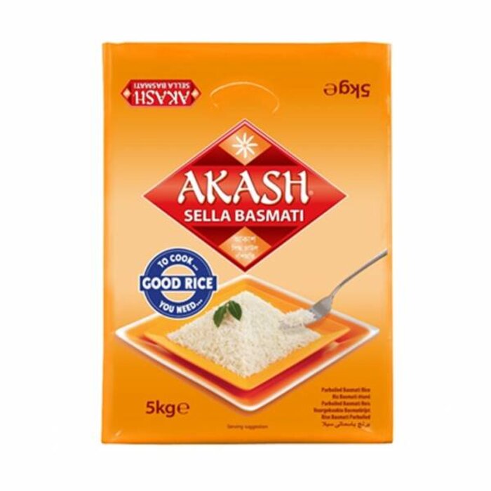 Akash Akash Sella Basmati rijst 5 kg