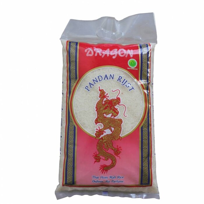 Dragon Dragon Thai Hom Mali Pandan rijst 4.5 kg