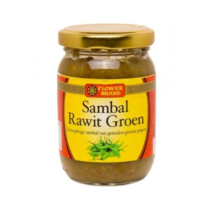 Flower Brand Sambal Rawit Green 200g flower