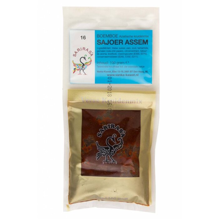 Sarirasa Sajoer Assem Boemboe 100g nr16 Sarirasa