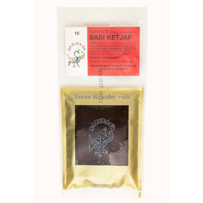 Sarirasa Babi Ketjap Boemboe 100g nr18 Sarirasa