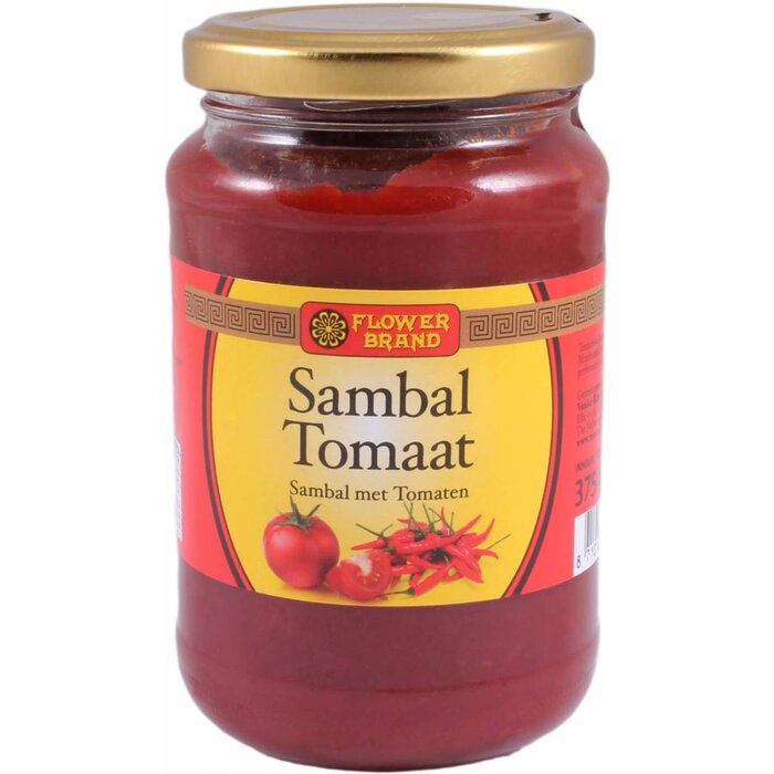 Flower Brand sambal tomaat 375 g Flower brand