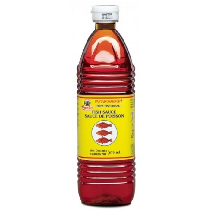 Pantai Pantai norasingh three fish brand fish sauce 670 ml