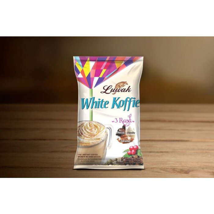 Luwak White Koffie Luwak White Koffie 3 Rasa 200gr (10 sachets @ 20g)