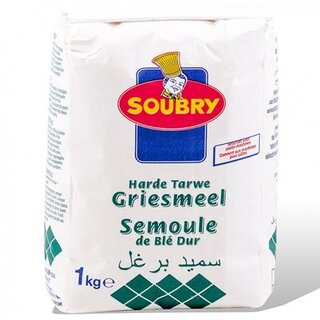 soubry Durum wheat semolina Semoule 1kg Soubry