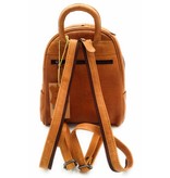 Hill Burry Hill Burry - VB10045 - 3109 - Echtleder - Frauen - Rucksack - fest - chic - Aussehen - Vintage-Leder braun / cognac