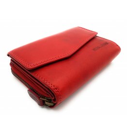 Hill Burry Hill Burry - VL77703 - 13092 - Leder Reißverschluss Geldbörse - red