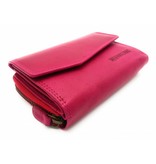 Hill Burry Hill Burry - VL77703 - 13092 - Leder Reißverschluss Geldbörse - pink - rosa