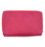 Hill Burry Hill Burry - VL77703 - 13092 - Leder Reißverschluss Geldbörse - pink - rosa