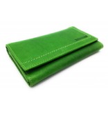 Hill Burry Hill Burry - VL77701 - L104 - Echt Leder - Damen - Brieftasche - Vintage-Leder-grün