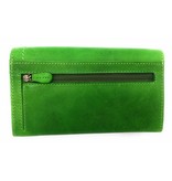 Hill Burry Hill Burry - VL77701 - L104 - genuine leather - Women - wallet - vintage leather green