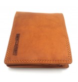 Hill Burry Hill Burry - V888100 - 5103W - genuine leather - men's wallet - brown / cognac