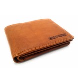 Hill Burry Hill Burry - V888100 - 5103W - genuine leather - men's wallet - brown / cognac