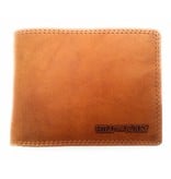 Hill Burry Hill Burry - V888100 - 5103W - genuine leather - men's wallet - brown / cognac