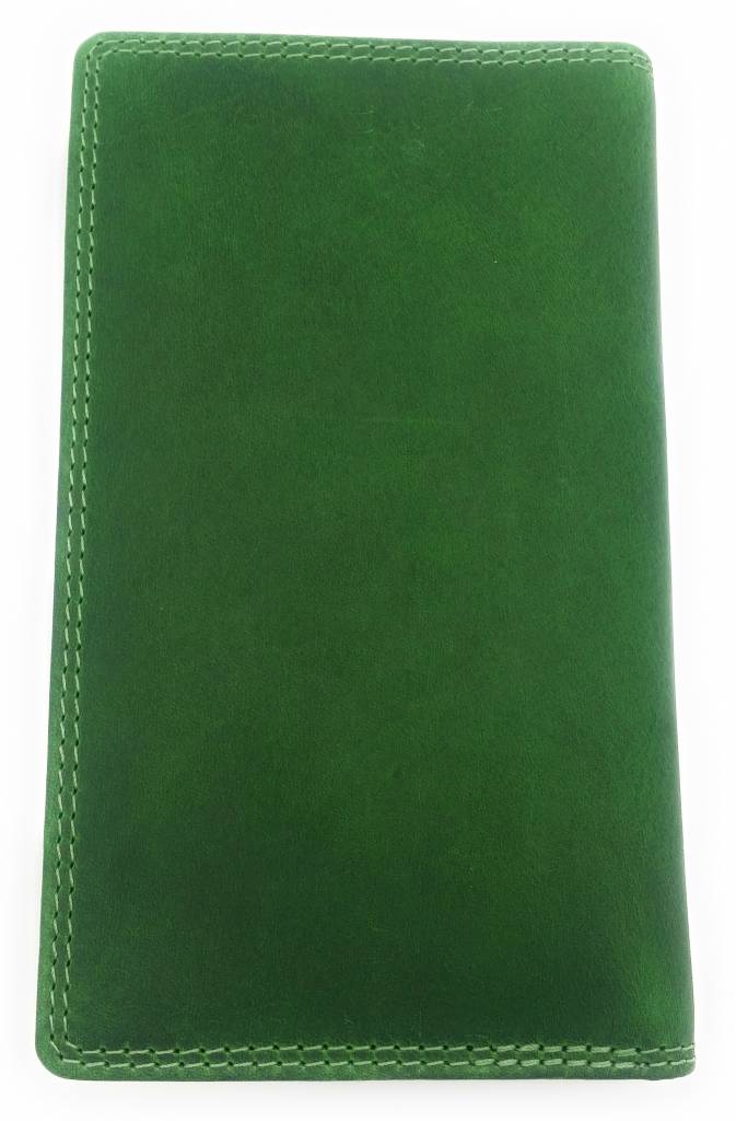 Hill Burry Hill Burry - VL777058¬ - 5157- leather wallet and phone case - green