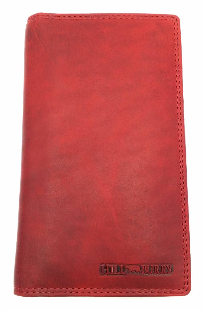 Hill Burry Hill Burry – VL777058¬ – 5157– leder portemonnee plus telefoonhoesje – rood