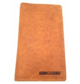 Hill Burry Hill Burry – VL777058¬ – 5157– leder portemonnee plus telefoonhoesje – bruin - cognac