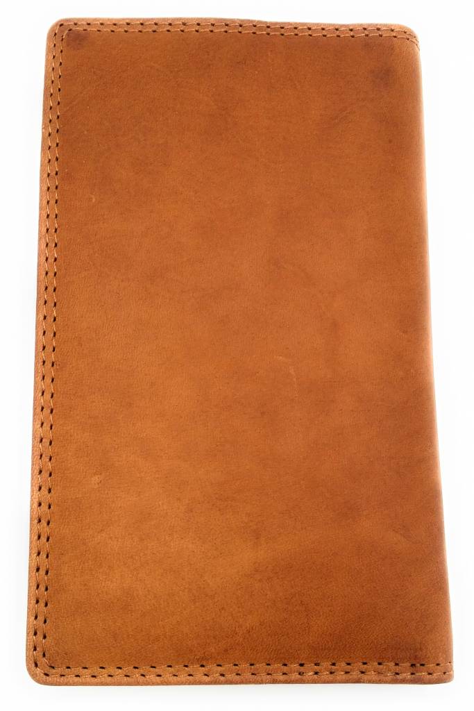 Hill Burry Hill Burry - VL777058¬ - 5157- leather wallet and phone pouch - brown - cognac