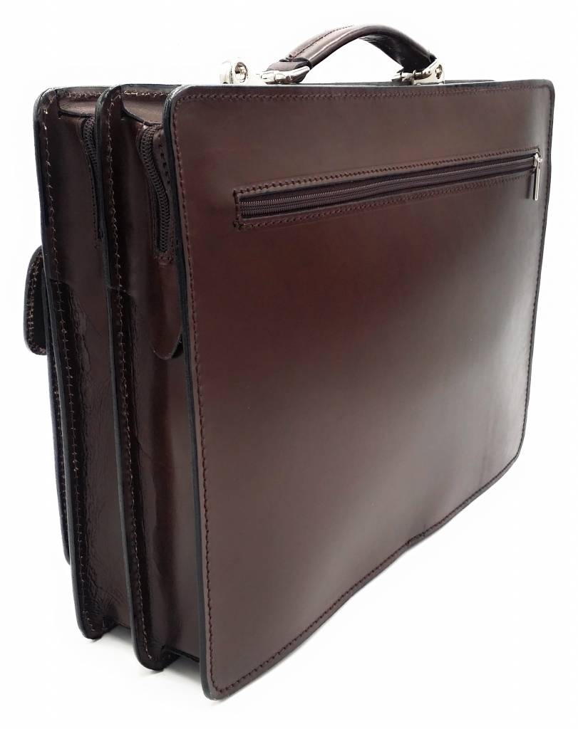 italian leather briefcase