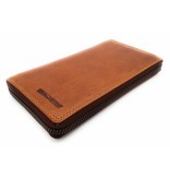 Hill Burry Hill Burry - VL77706 -2080 - really learn - big - ladies - leather zipper wallet - firmly - chic - appearance - Vintage leather brown