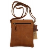Hill Burry Hill Burry - VB10017 - 3098 - real leather - shoulder bag - crossbodytas- firm - vintage leather brown / cognac