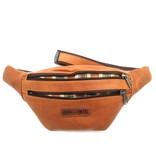 Hill Burry Hill Burry - VB10068 -3108 - Ledergürteltasche - Beutel - fest - chic - Aussehen - Vintage-Leder braun / cognac