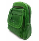 Hill Burry Hill Burry - VB10045 - 3109 - real leather - women - Backpack - firmly - chic - appearance - vintage leather green