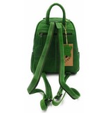 Hill Burry Hill Burry - VB10045 - 3109 - real leather - women - Backpack - firmly - chic - appearance - vintage leather green