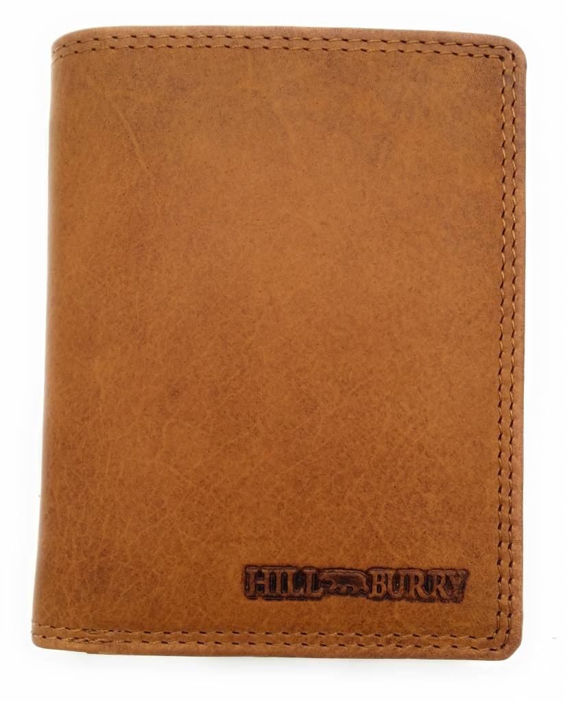 Hill Burry Hill Burry - V88899 - 5103NC - Genuine Leather - Men's Wallet - Brown