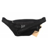 Hill Burry Hill Burry - VB10068 -3108 - Leather hip bag - pouch bag - sturdy - chic - look - vintage leather black