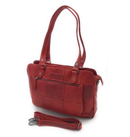 Hill Burry Hill Burry - VB100111 -3197 - echtes Leder - Damen - Handtasche - Rot