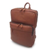 REDRUBI REDRUBI UM/6/1103 brown/cognac - genuine leather - backpack - laptop bag - sturdy - vintage leather with RFID protected - brown / cognac